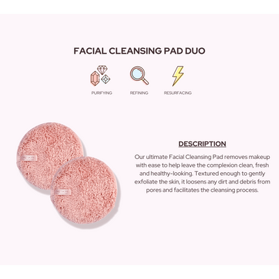 Facial Cleansing Pad Duo