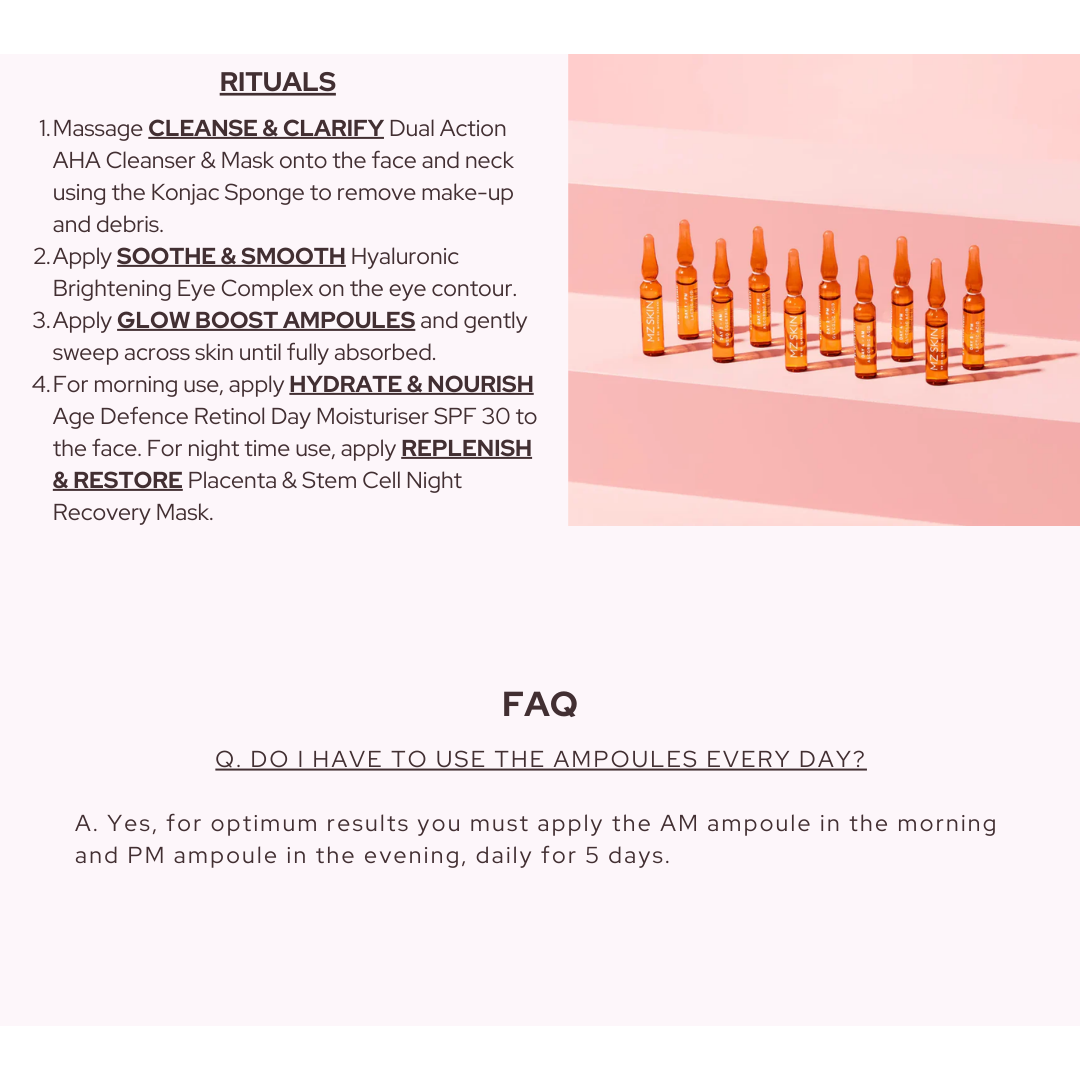 Glow Boost Ampoules