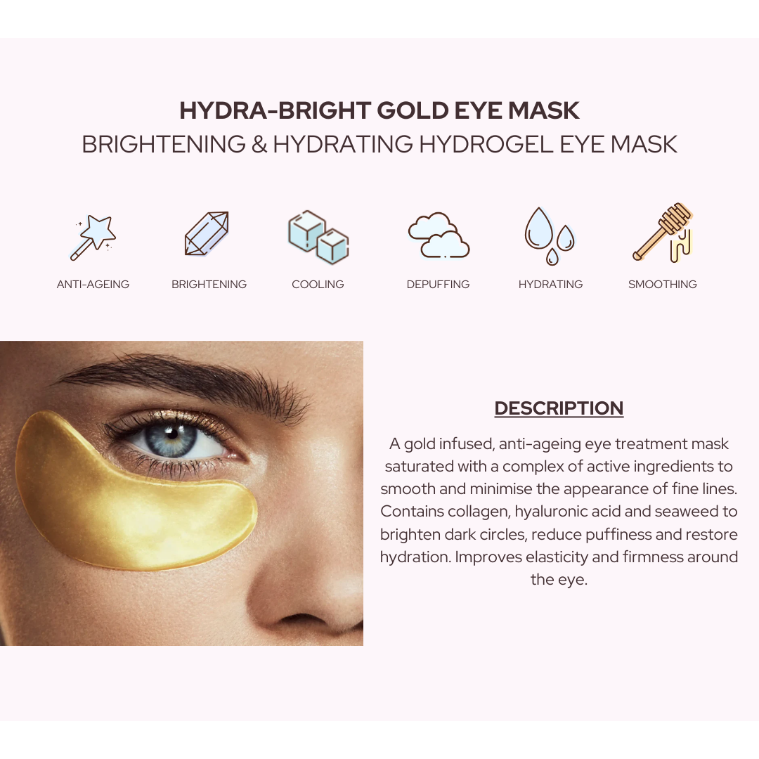 Hydra-Bright Gold Eye Mask